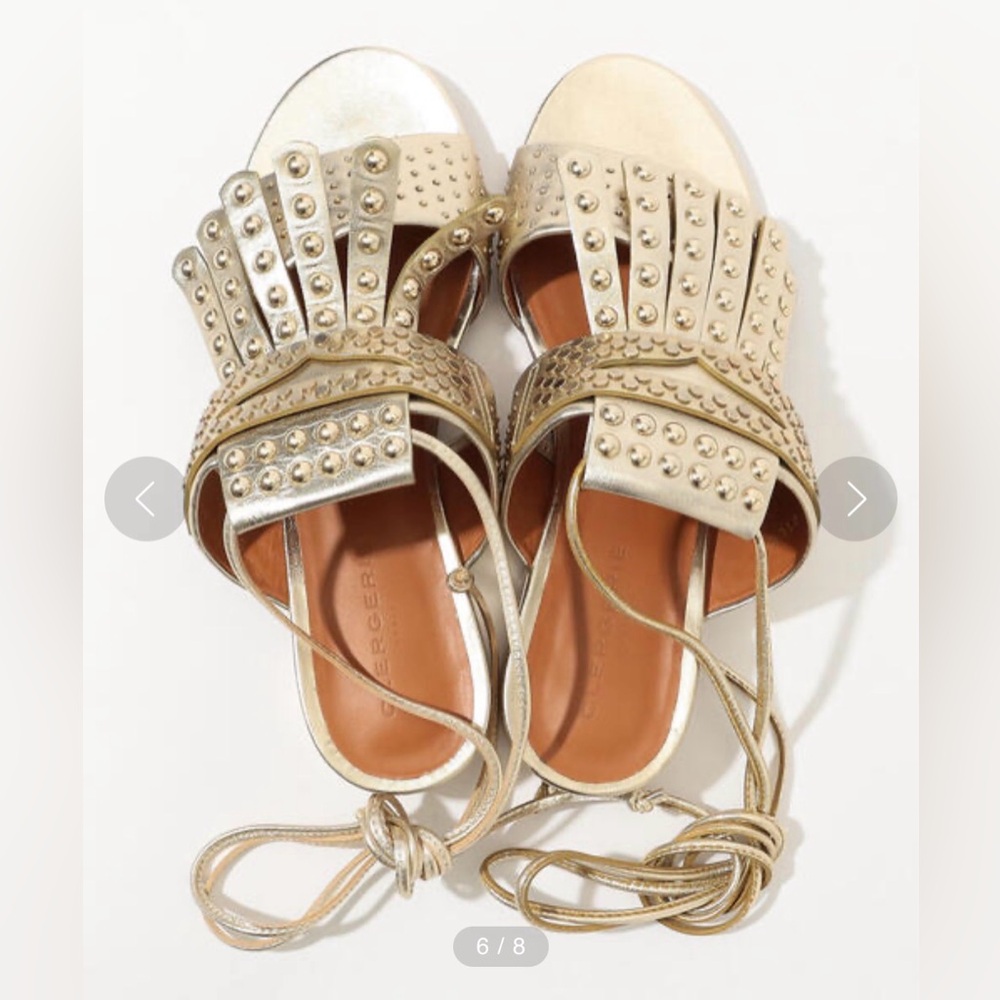 Robert Clergerie Figlouc Leather Sandals EU 38 | US 8
